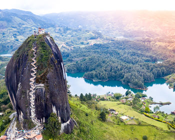 Panoramic view of landscape against sky