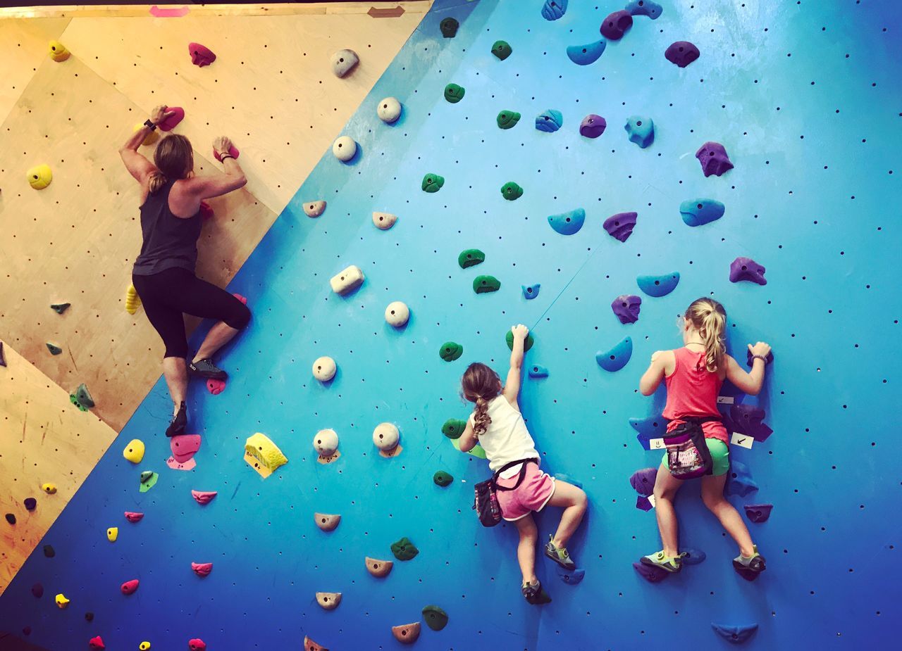 Indoor bouldering