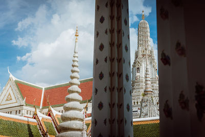 Panoramic view of buildings against sky