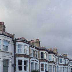 Low angle view of building against sky