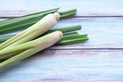 Close-up of vegetables on cutting board