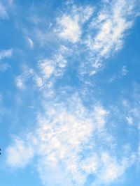 Low angle view of cloudscape