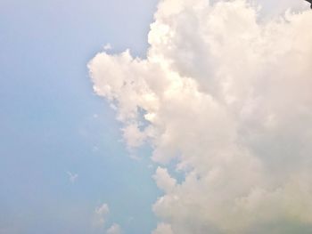 Low angle view of clouds in sky