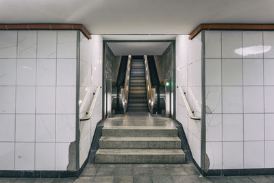 Empty subway station