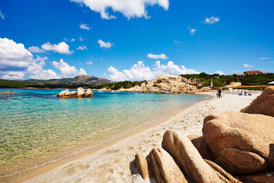 Scenic view of beach