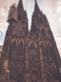 Low angle view of historical building against sky