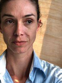 Close-up portrait of young man