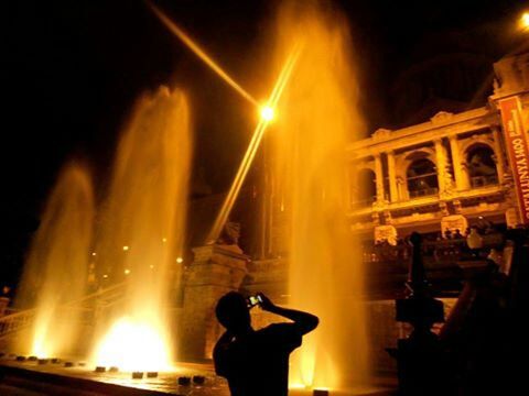 night, illuminated, lifestyles, men, leisure activity, fire - natural phenomenon, motion, long exposure, person, burning, flame, standing, blurred motion, glowing, arts culture and entertainment, light - natural phenomenon, built structure, music