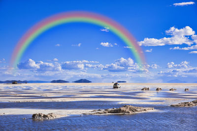 A superb view of uyuni salt lake