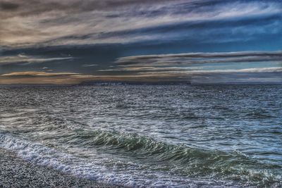 Full frame shot of water against sky