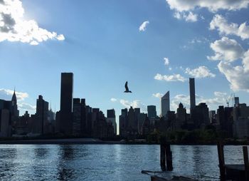 City skyline against sky