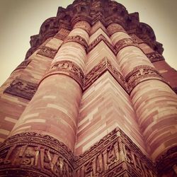 Low angle view of temple