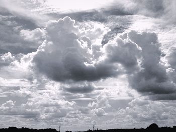Scenic view of cloudy sky