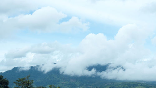 Scenic view of clouds in sky