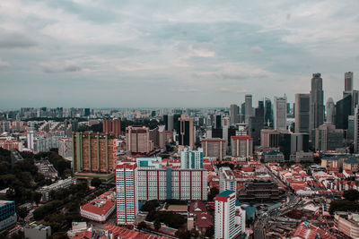 Cityscape against sky