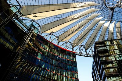 Low angle view of building against sky