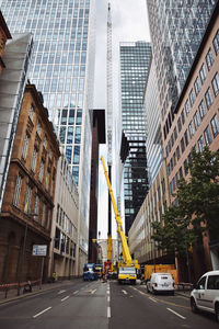 Street amidst buildings in city