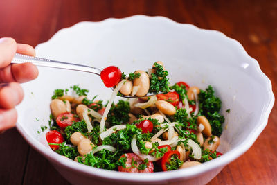 Close-up of vegetables in bowl