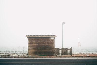 Built structure against clear sky