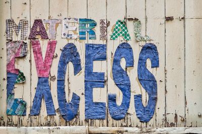 Graffiti on wall