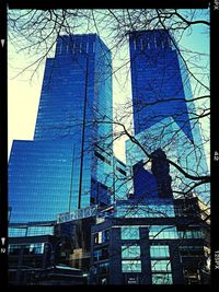 Low angle view of office building