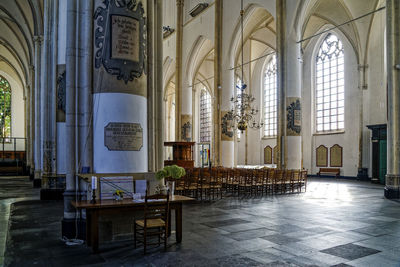 Interior of building