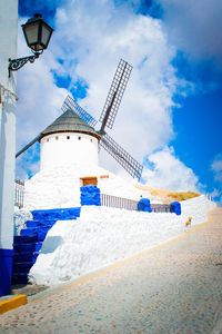 Built structure against blue sky