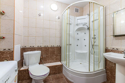 Interior of bathroom