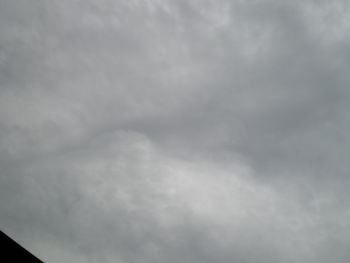 Low angle view of cloudy sky