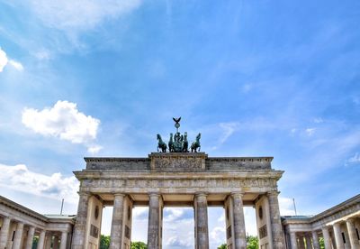 Low angle view of monument
