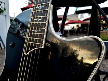 Close-up of guitar