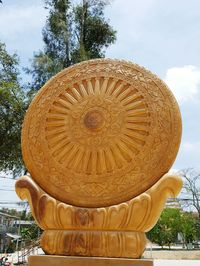 Statue of buddha against sky