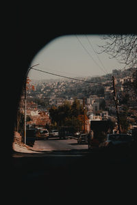 View of road against sky