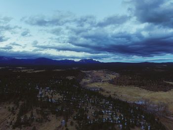 Panoramic view of landscape against sky