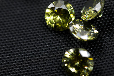 High angle view of raindrops on table