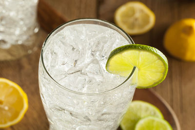 Close-up of drink on table