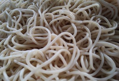 Full frame shot of noodles
