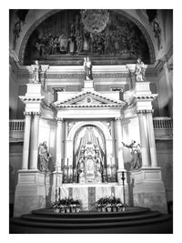 Low angle view of statue