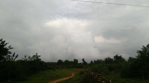 Panoramic view of landscape against sky