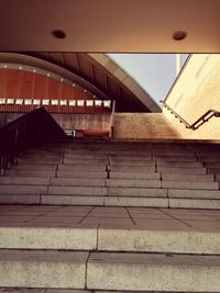 Low angle view of staircase