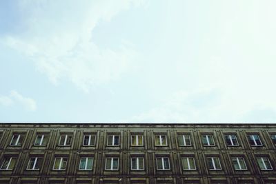 Low angle view of building against sky