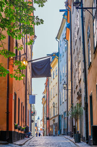 Low angle view of built structures