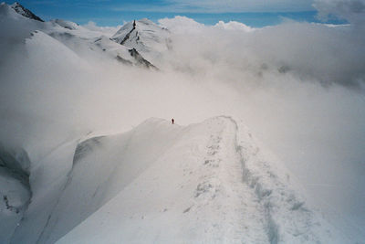 Snow covered landscape