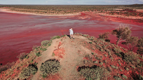 Lake ballard and the world's most isolated art by sir antony gormley in western australia