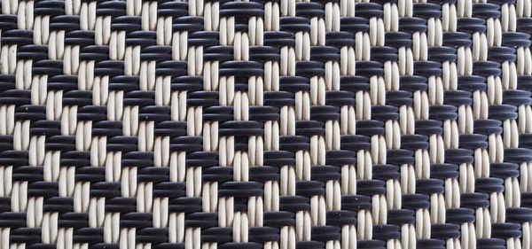 Full frame shot of woven mat