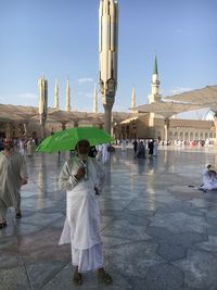 Group of people in temple