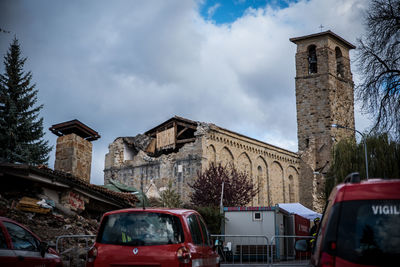 Buildings against sky