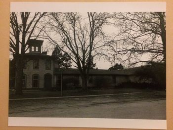 Built structure with trees in background