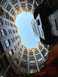 Low angle view of ceiling