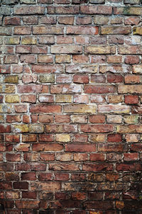 Full frame shot of brick wall